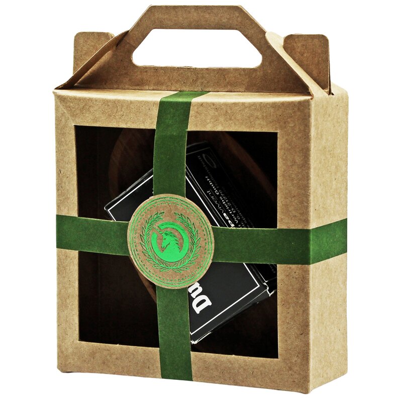 Geschenk-Set mini-Dudu Osun® CLASSIC 25g, Olivenholzschale klein