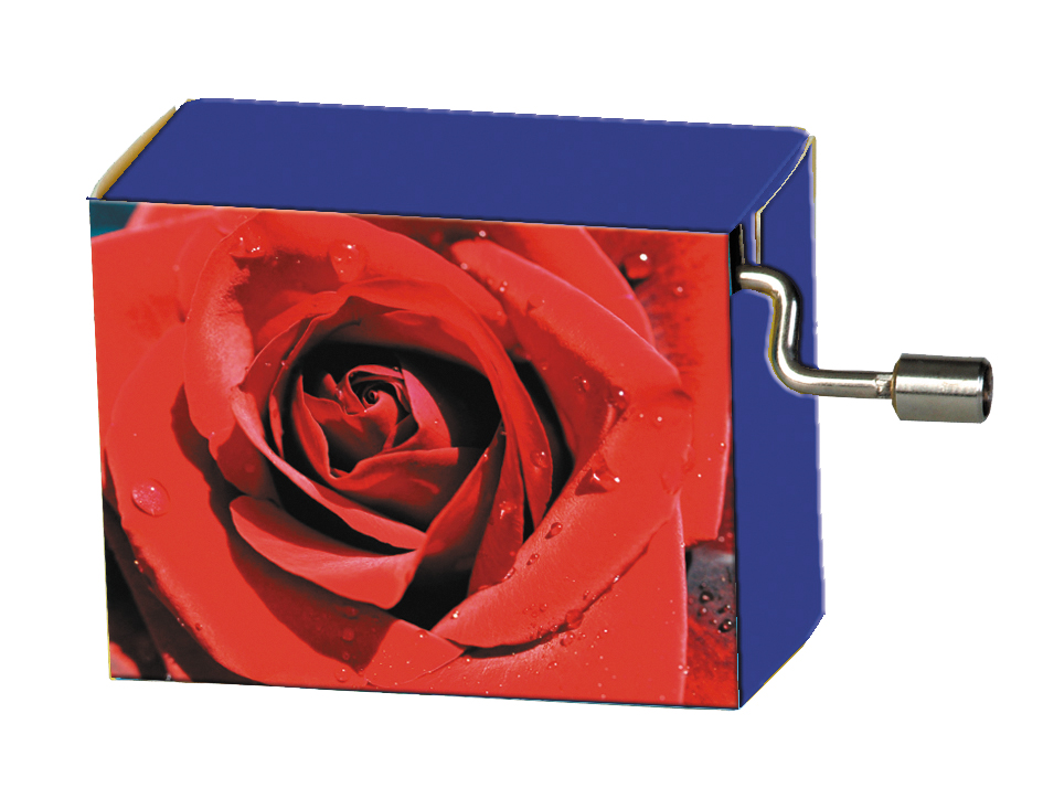Fridolin Spieluhr, La vie en rose, Rote Rose Nr. 58096