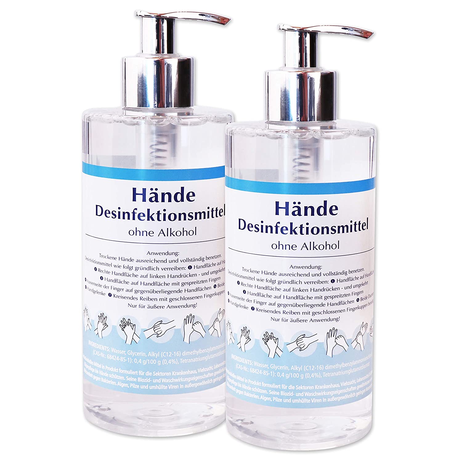 Florex Händedesinfektionsmittel, 2x400ml im Spender 9809-400-2