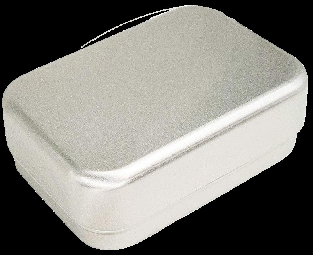 Florex Aluminium Seifendos inkl. Abtropfschale
