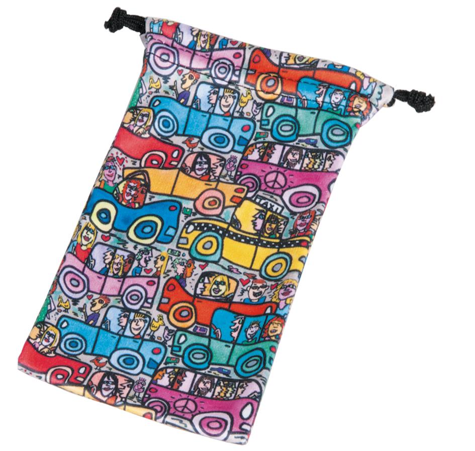 Fridolin  art bag, James Rizzi, The romance of the road, 16 x 9 cm Nr. 40657