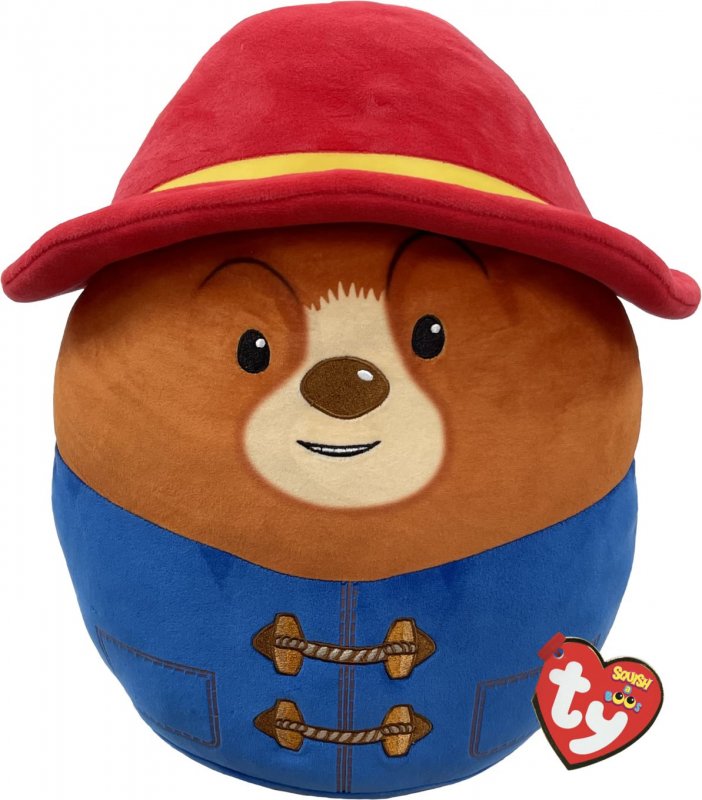 TY 39340 Paddington Bear Squish a boos-Kissen Squishy Beanie 35,6 cm mehrfarbig