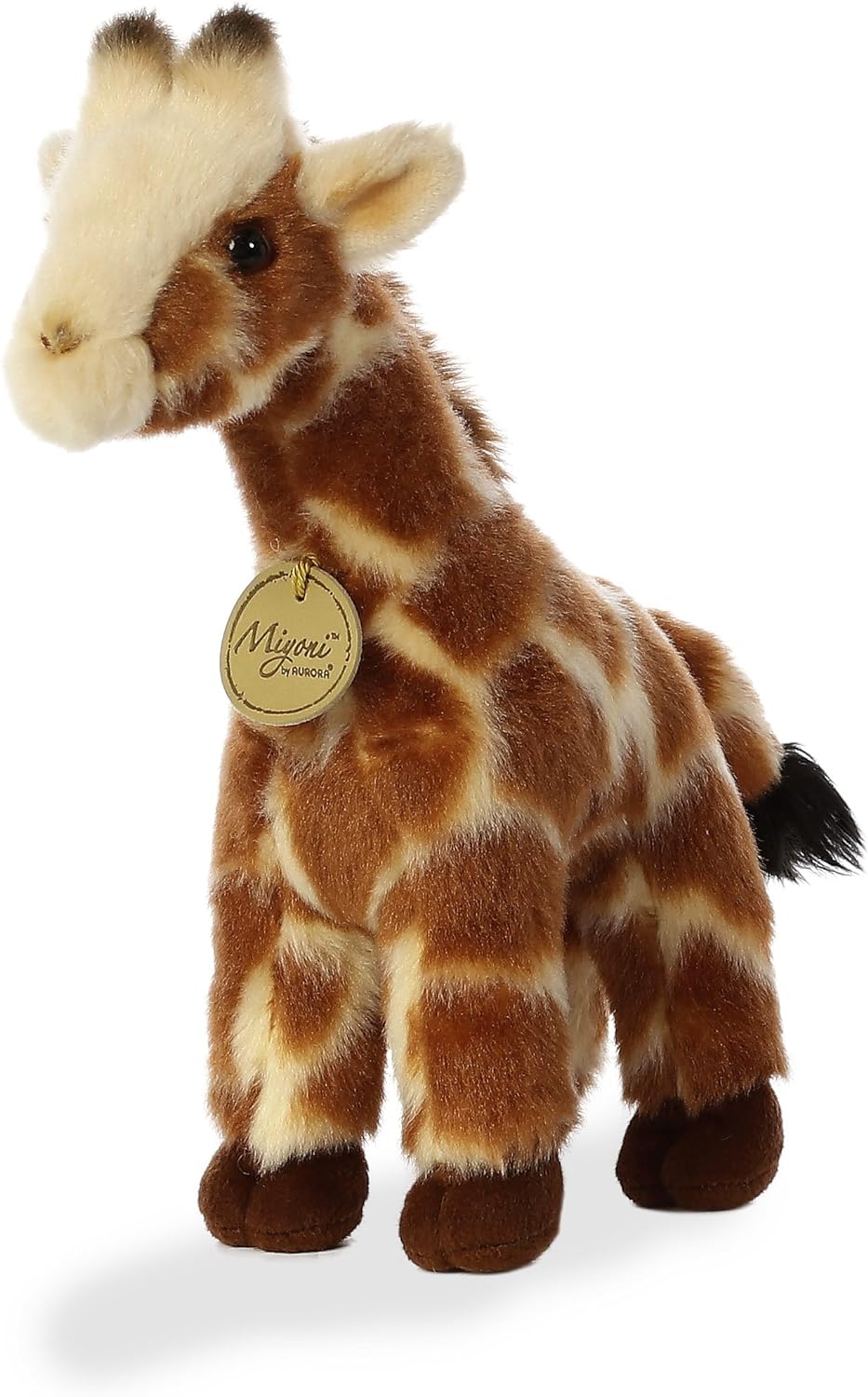 Aurora, 10822, MiYoni Giraffe, 23cm, Plüschtier, braun Stofftier Kuscheltier