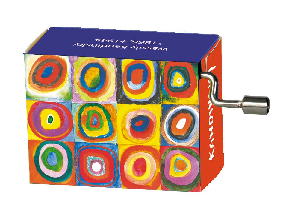 Fridolin Spieluhr, Zauberflöte, Mozart, Kandinsky, Farbstudie Quadrate Nr. 58044